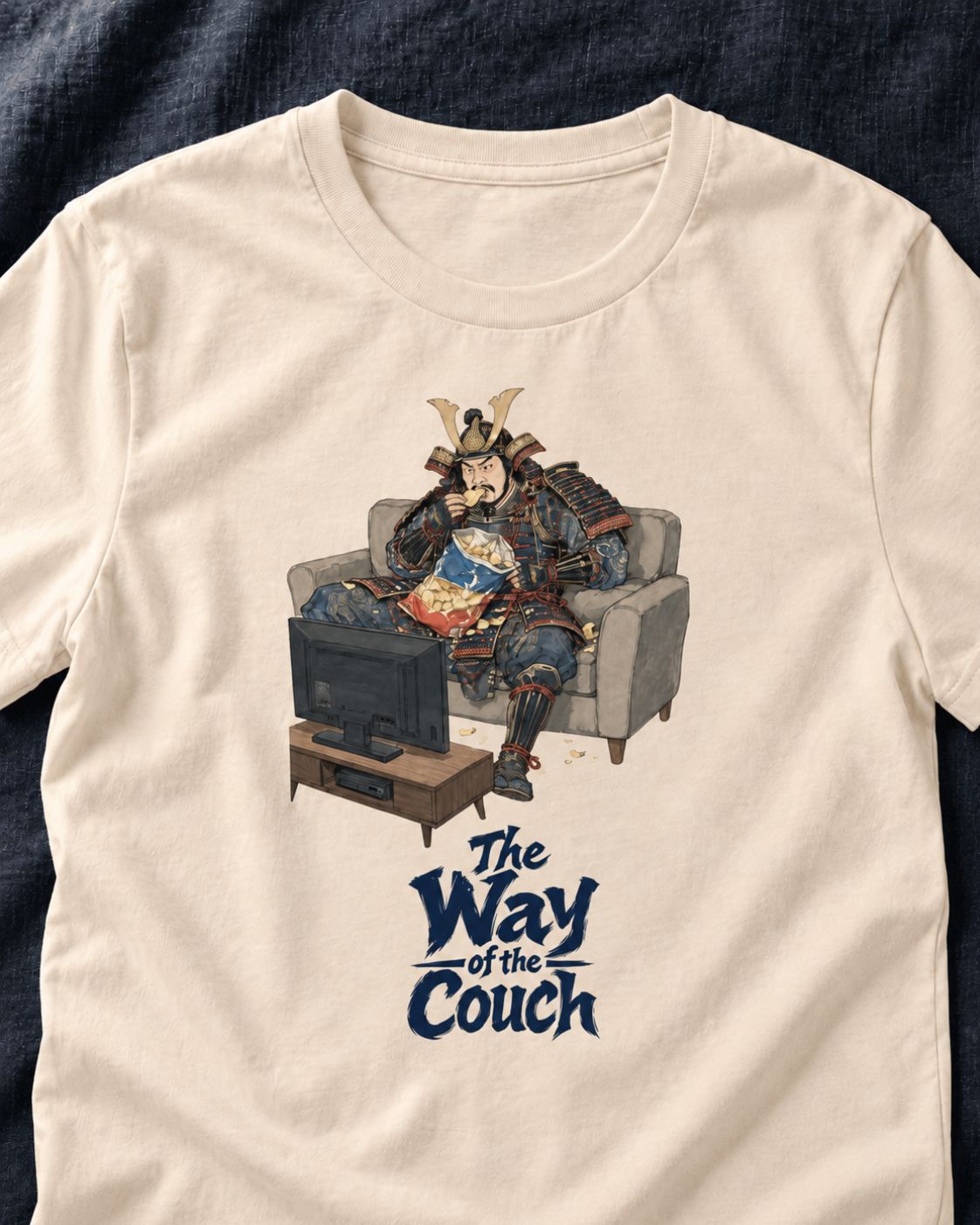 The Way of the Couch Samurai T-Shirt – Funny Japanese Art Unisex Graphic Tee