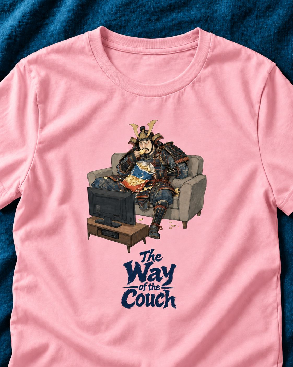 The Way of the Couch Samurai T-Shirt – Funny Japanese Art Unisex Graphic Tee