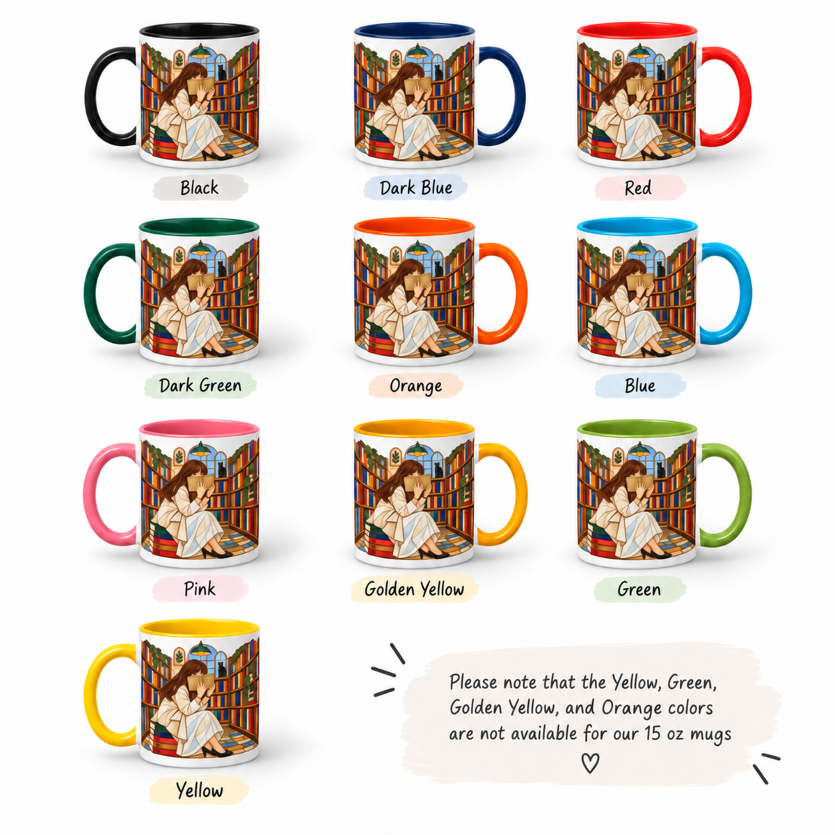Book Lover Halloween Gift, Personalized Book Lover Mug, Custom Bookshop Name, Cozy Spooky Reading Mug