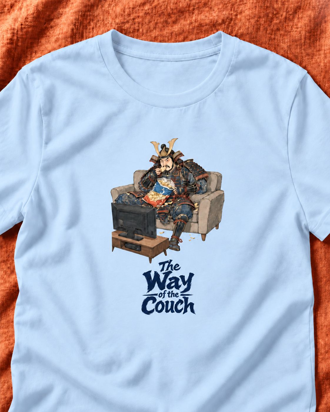 The Way of the Couch Samurai T-Shirt – Funny Japanese Art Unisex Graphic Tee